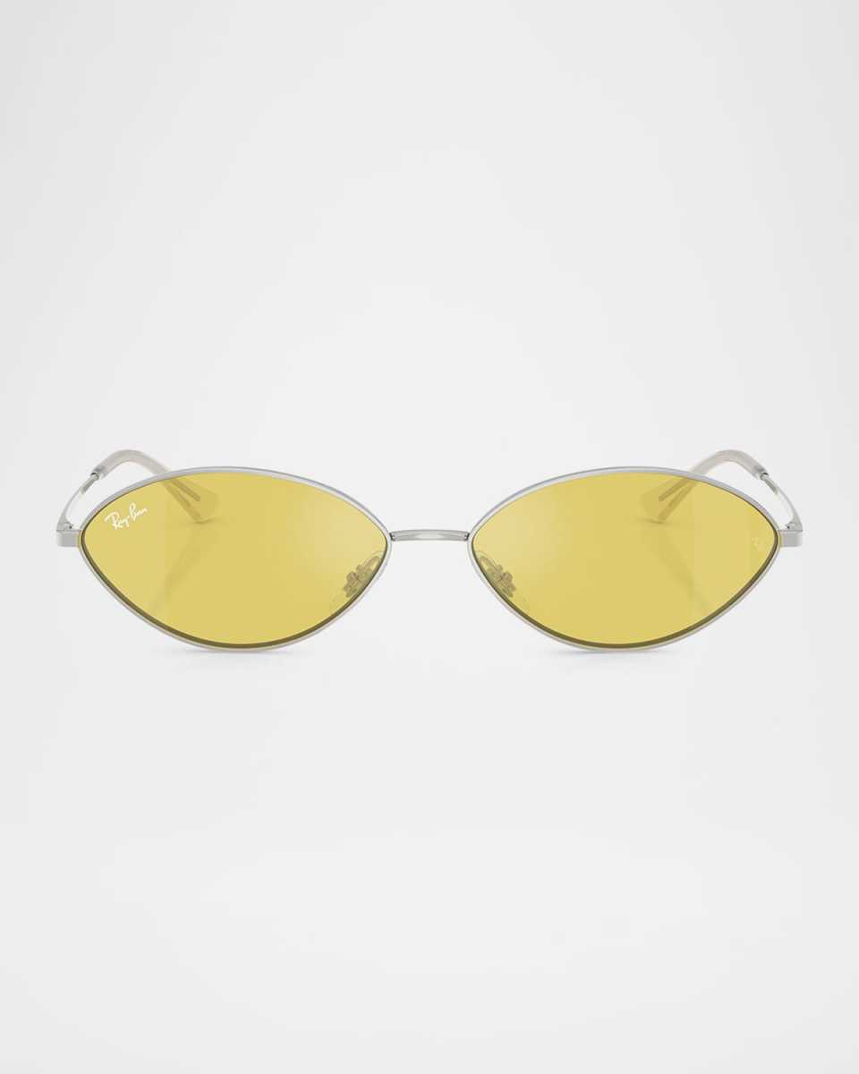 RB3757 Oval Metal Sunglasses